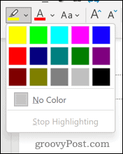 markeer kleuren in powerpoint