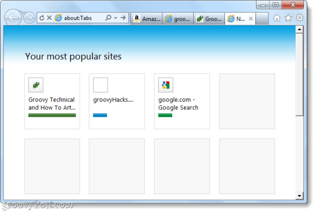 screenshot van internet explorer 9 release candidate