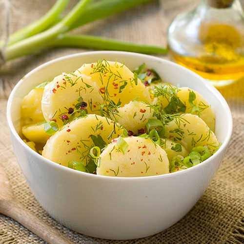 dieet van geroosterde aardappelen