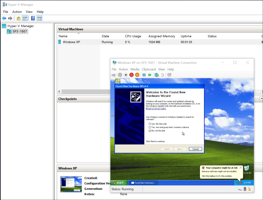 VirtualBox-VM's migreren naar Windows 10 Hyper-V