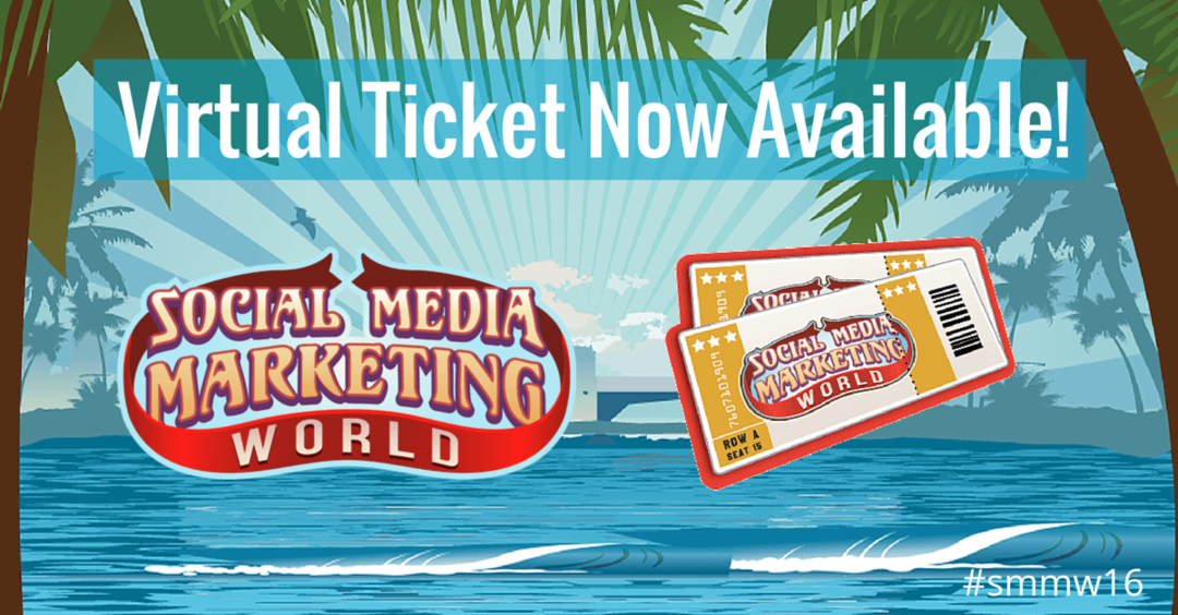 virtueel ticket social media marketing wereld 2016