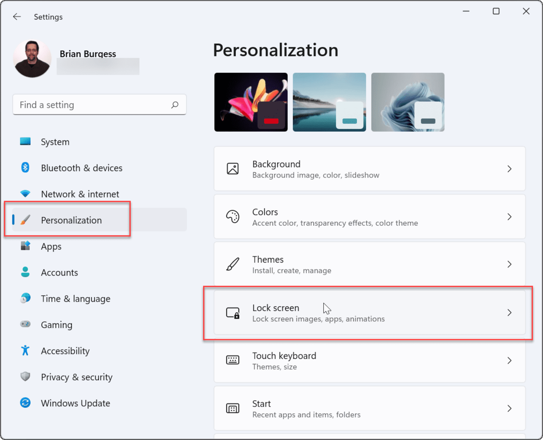 Personalisatie gebruik screensavers Windows 11