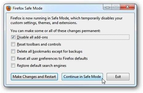 Firefox Hoe te starten in de veilige modus