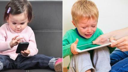 Kinderen die gekalmeerd worden door de telefoon lopen gevaar! Hier zijn manieren om kinderen te kalmeren