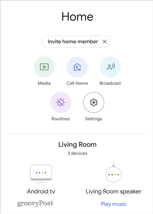 Google Home-geluidsequalizer