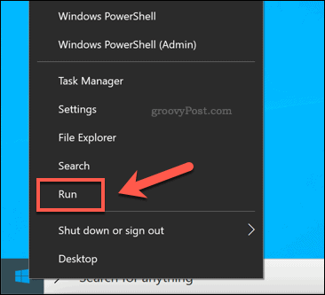 Starten via Windows Start het menu met extra opties
