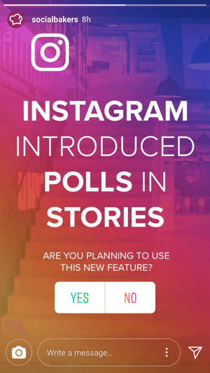 @socialbakers vraagt ​​om input over de nieuwe polling-functie.