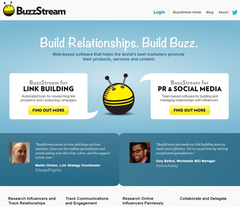 buzzstream website