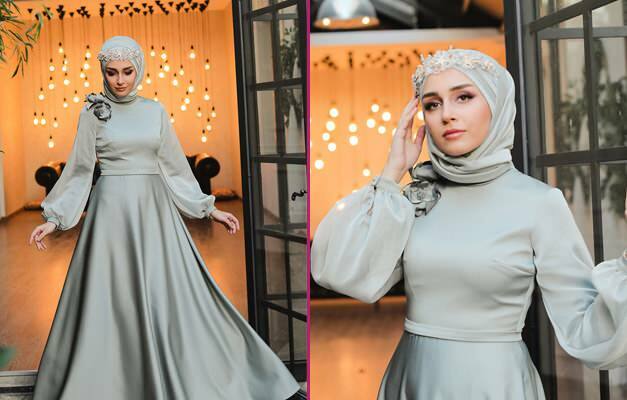 De meest stijlvolle avondjurken voor henna-avonden! Hijab-avondjurk 2020
