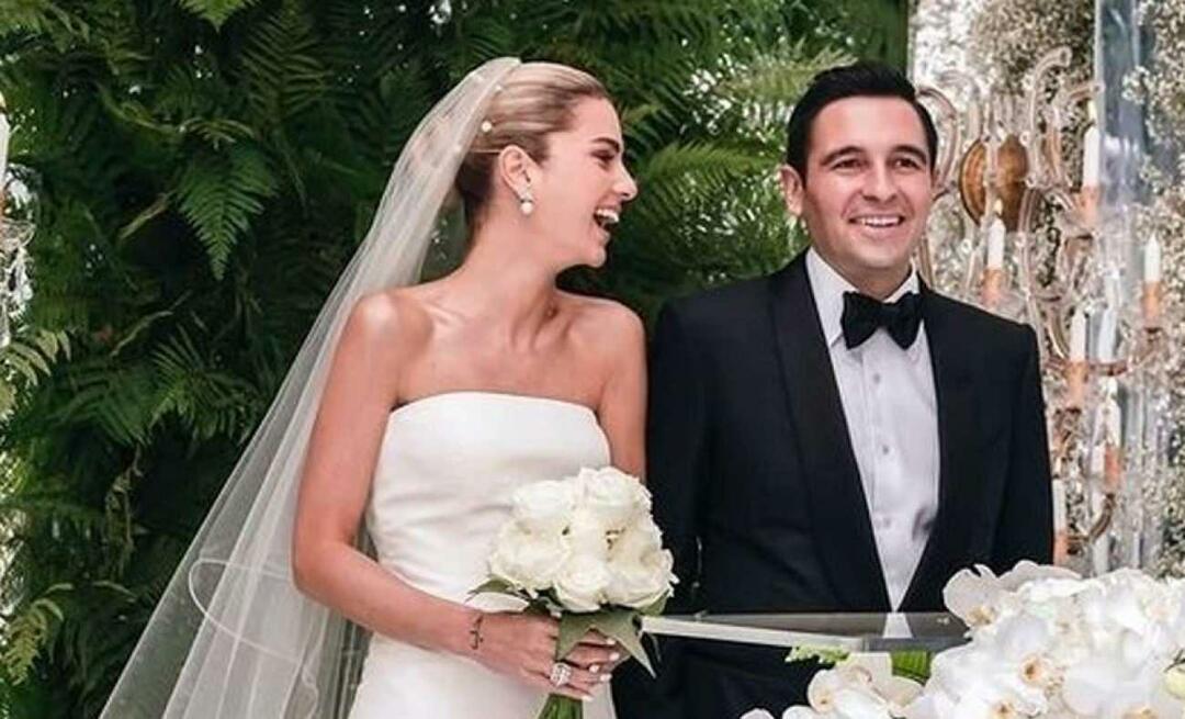 Romantisch feest van Nazlı Kayı Sabancı, de bruid van Sabancıs, op haar trouwdag!