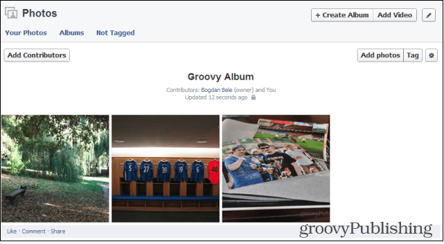 Hoe Facebook's nieuwe gedeelde fotoalbums te gebruiken