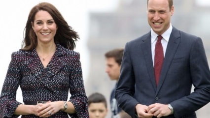 Prins William en Kate Middleton lieten hun kinderen te voet naar school!