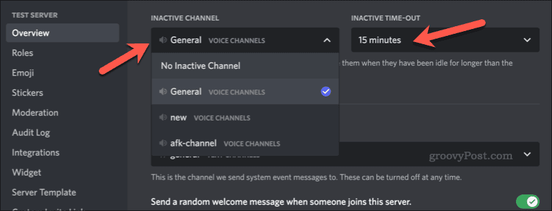 Een AFK-kanaal instellen op Discord