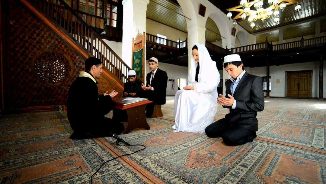 Het stel dat de imam-bruiloft had