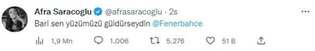 Afra Saracoglu Fenerbahçe aandeel