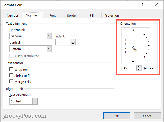 Celuitlijning opmaken in Excel