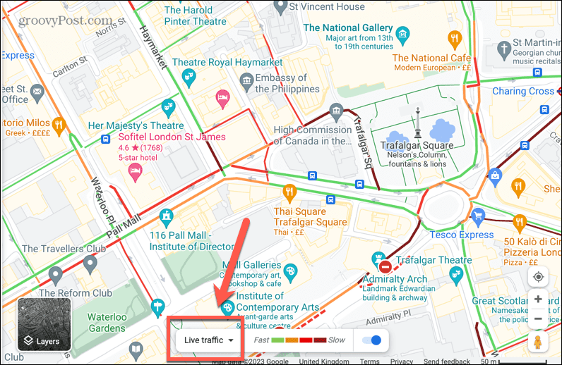 google maps live verkeer