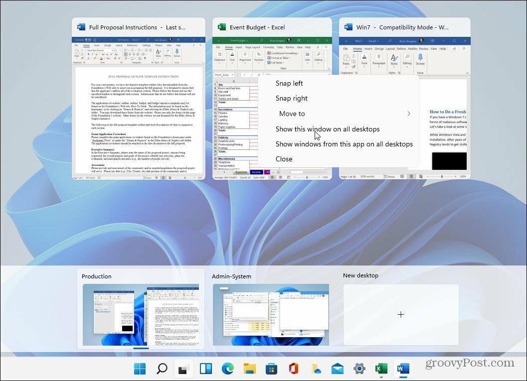 Virtuele desktops Windows 11