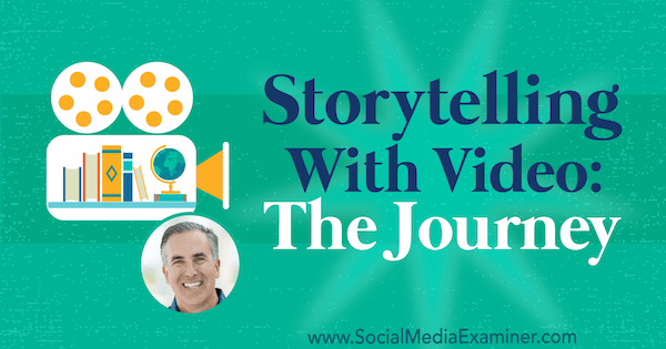 Verhalen vertellen met video: de reis met inzichten van Michael Stelzner op de Social Media Marketing Podcast.