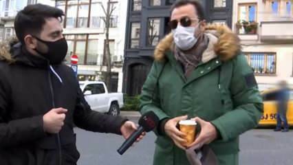 Er was spanning tussen de beroemde acteur Yetkin Dikinciler en de verslaggever!