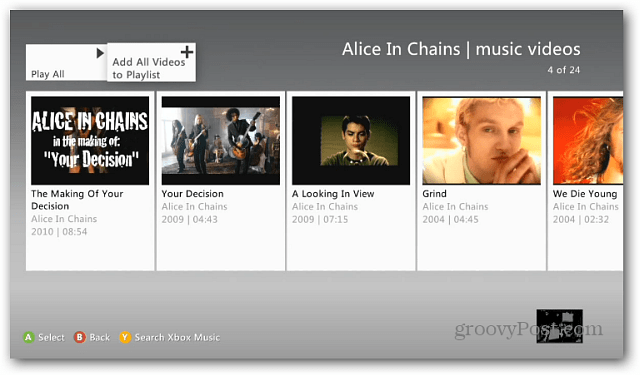 Xbox Music-afspeellijsten