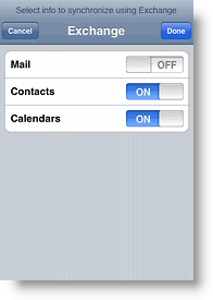 Apple iPhone en iPod Touch Schakel e-mailsynchronisatie uit met ActiveSync Exchange
