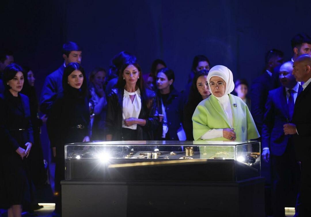 Emine Erdoğan ontmoette de vrouwen van de leiders
