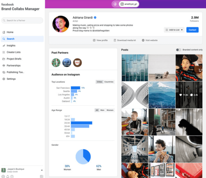 Instagram Brand Collab Manager en Pinterest Trends Tool: Social Media Examiner