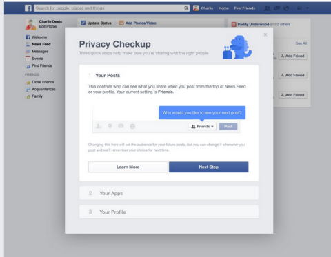 Facebook-privacycheck