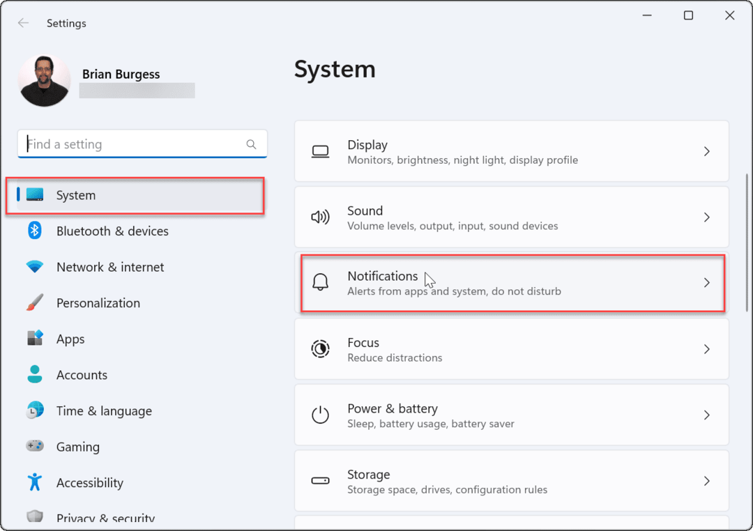 systeemmeldingen blokkeren meldingen op Windows 11