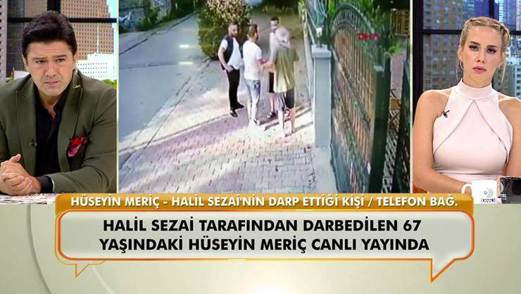 Hüseyin Meriç, die werd gehavend door Halil Sezai, legde in een live-uitzending uit wat hij leefde!