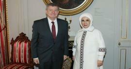 First Lady Erdoğan had een ontmoeting met de plaatsvervangend secretaris-generaal van de Verenigde Naties!