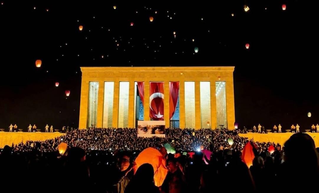 Waar zijn de plaatsen om te bezoeken op 10 november? Waar ligt Anitkabir? Anıtkabir openingstijden