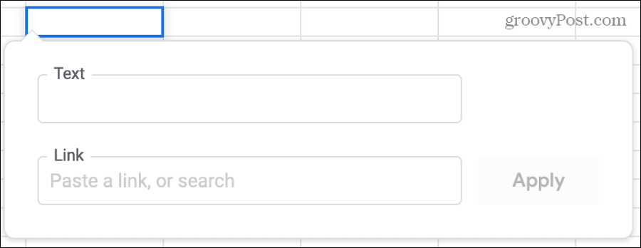 Koppel een cel in Google Spreadsheets