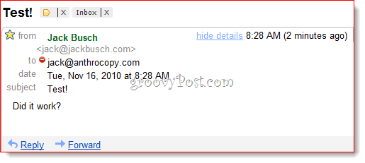 BCC Gmail-berichten filteren
