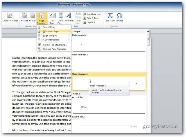 Paginanummers toevoegen aan Microsoft Word-documenten
