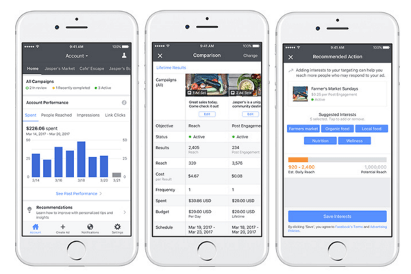 Facebook heeft nieuwe tools, optimalisaties en bronnen voor Ads Manager op mobiel gelanceerd.