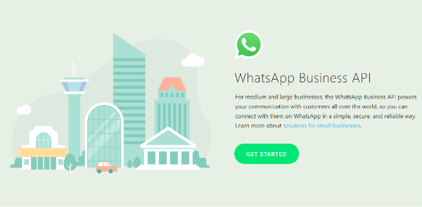 WhatsApp breidde zijn zakelijke tools uit met de lancering van de WhatsApp Business API, waarmee middelgrote en grote bedrijven kunnen beheren en stuur niet-promotionele berichten naar klanten, zoals afspraakherinneringen, verzendinformatie of kaartjes voor evenementen, en meer voor een vaste prijs tarief.