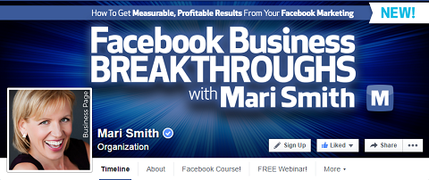 Mari Smith Facebook-voorblad