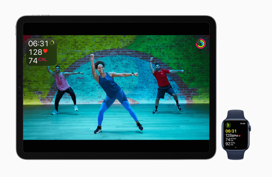 Apple Fitness op iPad