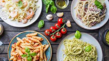 De meest verschillende pastarecepten! 4 soorten pastarecepten voor nationale pastadag