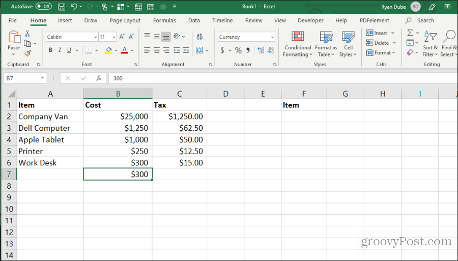 met control-d in Excel