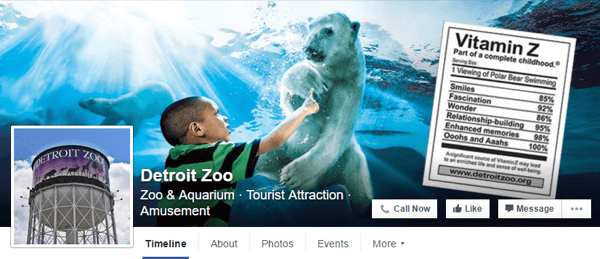 facebook omslagfoto detroit zoo