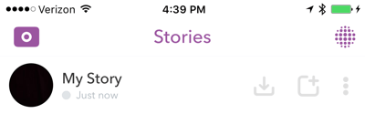 Bewaar je hele Snapchat-verhaal aan het einde van elke dag.