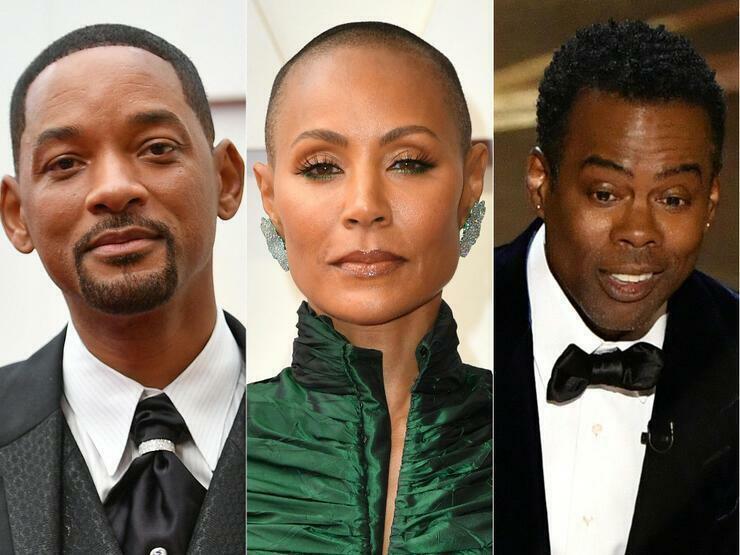 Will Smith, Jada Smith en Chris Rock