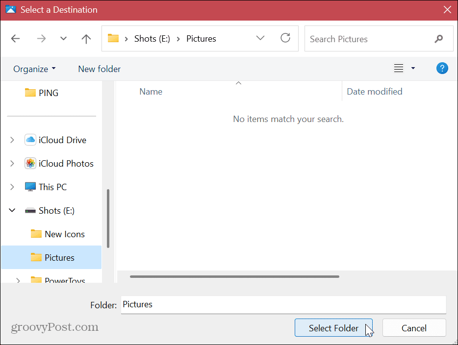 Verplaats standaardgebruikersmappen op Windows 11