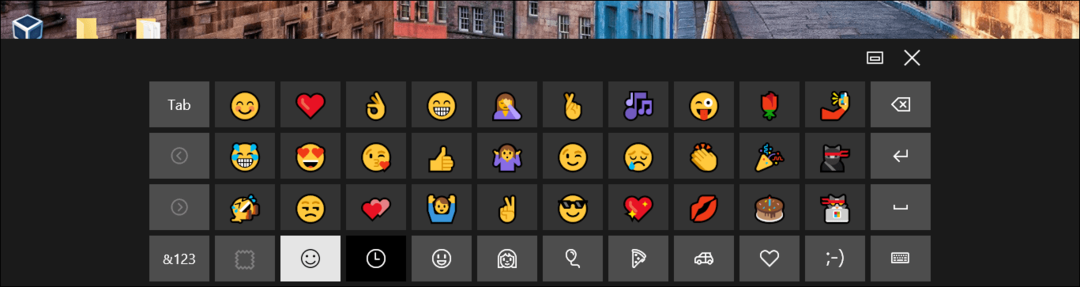 schakel emoji windows 10 toetsenbord in