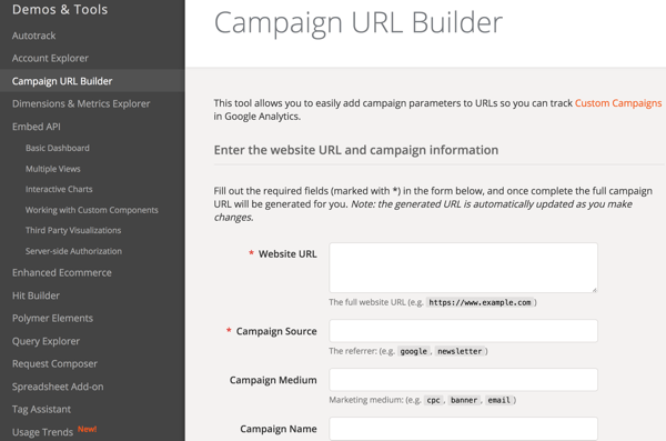 Voeg UTM-parameters toe aan URL's, zodat u uw influencer-campagnes in Google Analytics kunt volgen.