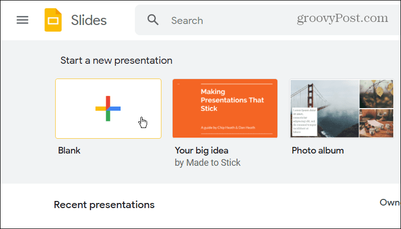 converteer een powerpoint naar google slides
