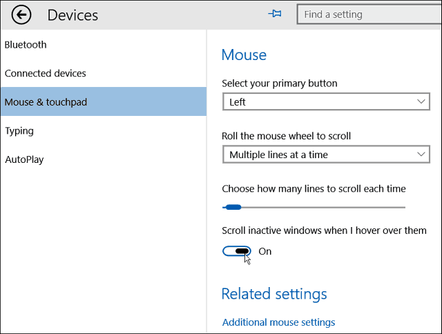 Windows 10-tip: scrol inactieve Windows door erover te bewegen
